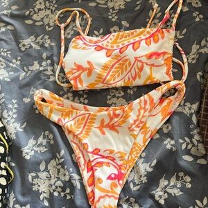 multi colored size m shein bikini